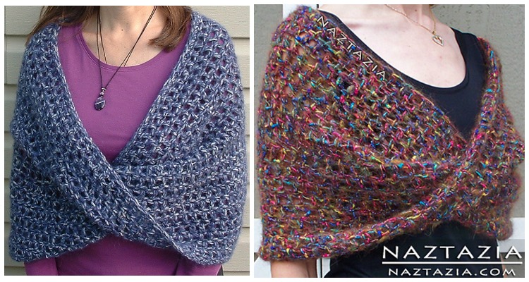 Mobius Shawl Wrap Crochet Free Pattern [Video] - Crochet & Knitting