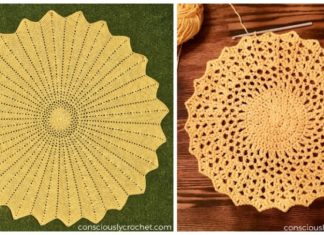Solstice Blanket Crochet Free Pattern - Circle #Blanket; Free #Crochet; Patterns