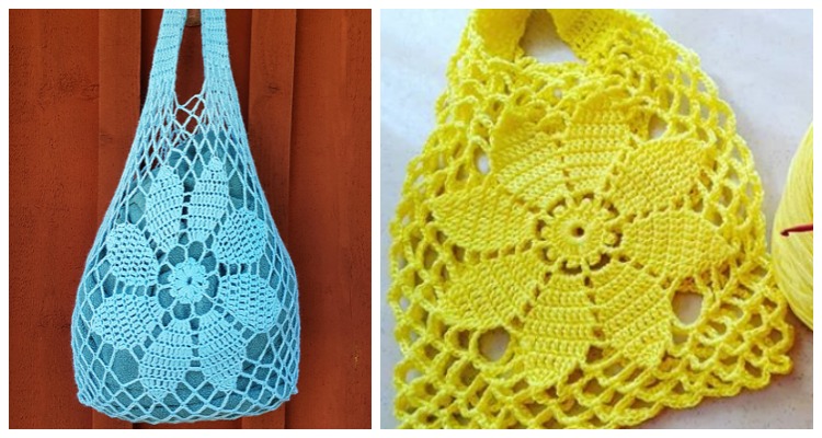 Summer Flower Bag Crochet Free Pattern [Video]