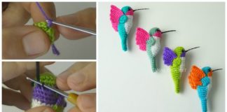 Amigurumi Humingbird Crochet Free Pattern [Video]- Crochet #Bird; #Amigurumi; Free Patterns