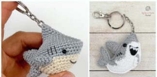Amigurumi Shark Keychain Crochet Free Patterns [Video] - - #Keychain #Crochet Free Patterns