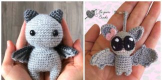 Crochet Little Bat Amigurumi Free Pattern - #Amigurumi; #Bat; Crochet Free Patterns