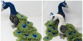 Amigurumi Regal the Peacock Crochet Free Pattern [Video]- Crochet #Bird; #Amigurumi; Free Patterns