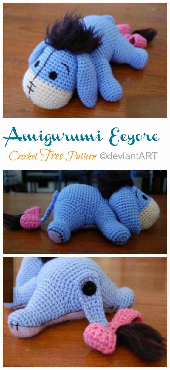 Amigurumi Eeyore Donkey Crochet Free Patterns Crochet