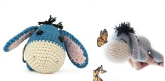 Amigurumi Eeyore Donkey Crochet Free Patterns - Movie #Character Free #Crochet; Patterns