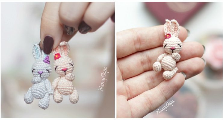 Amigurumi Tiny Bunny Crochet Free Pattern - #Amigurumi; Bunny Free Crochet Patterns