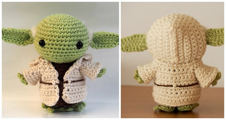 10 Amigurumi Yoda Crochet Patterns Crochet Knitting