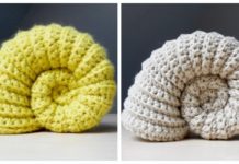 Ammonite Fossil Crochet Free Pattern