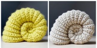 Ammonite Fossil Crochet Free Pattern