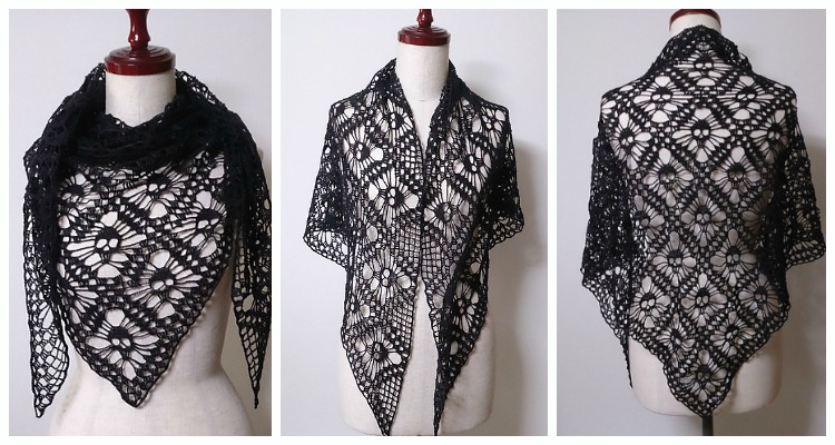 Lost Souls Skull Shawl