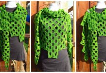 Let the Sunshine In Lace Shawl Crochet Free Pattern- Women Lace #Shawl; Free #Crochet; Patterns