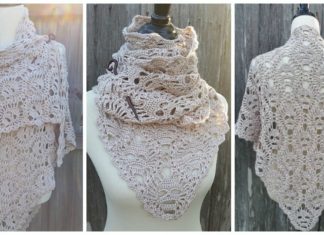 Lost Souls Skull Shawl Crochet Free Pattern [Video] - Women Lace #Shawl; Free #Crochet; Patterns