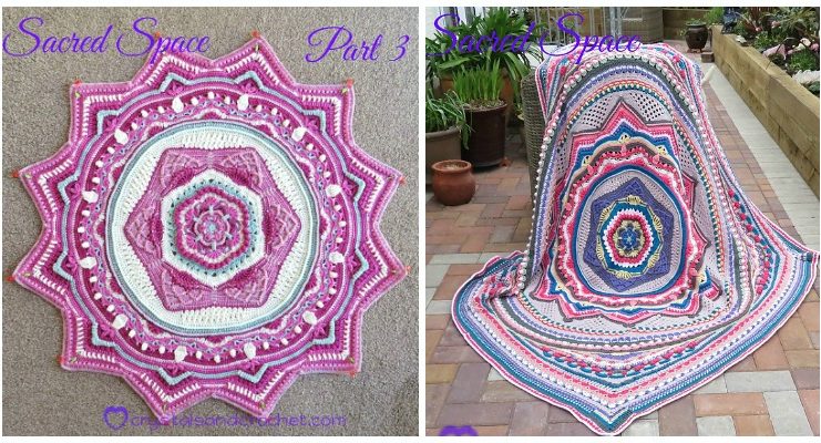 Sacred Space Bedspread Crochet Free Pattern Sacred Space Bedspread Crochet Free Pattern - #Bedspread; Blanket Free #Crochet; Patterns