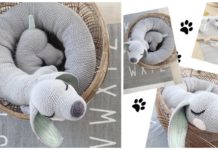 Slinky Giga Pillow Crochet Free Pattern- Crochet #Dog; #Amigurumi; Free Patterns