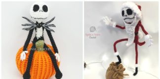 Amigurumi Jack Skellington Crochet Free Patterns - #Halloween; Amigurumi Free #Crochet; Patterns