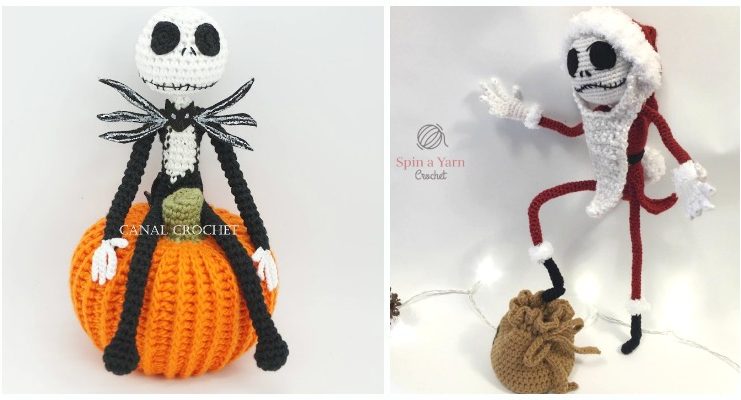 Amigurumi Jack Skellington Crochet Free Patterns - #Halloween; Amigurumi Free #Crochet; Patterns