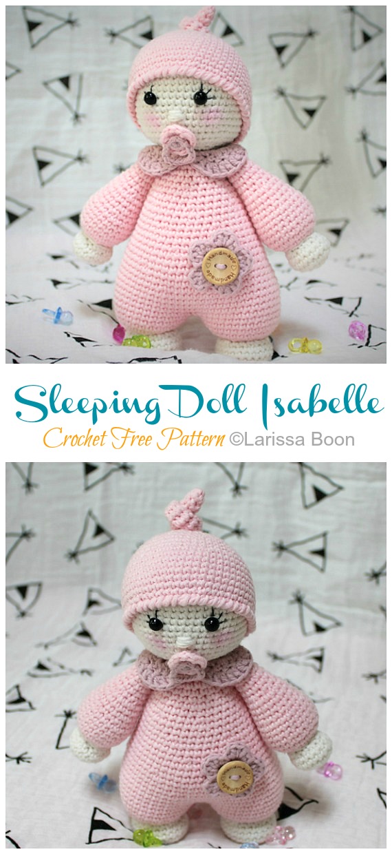 Amigurumi Pacifier Baby Doll Crochet Free Patterns