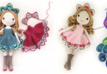 Amigurumi Peacock Doll Crochet Free Pattern - Crochet #Dolls; #Amigurumi; Free Patterns