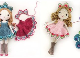Amigurumi Peacock Doll Crochet Free Pattern - Crochet #Dolls; #Amigurumi; Free Patterns