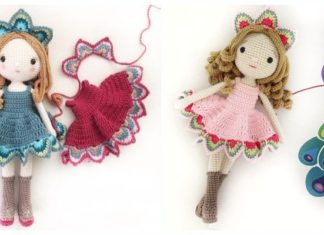 Amigurumi Peacock Doll Crochet Free Pattern - Crochet #Dolls; #Amigurumi; Free Patterns