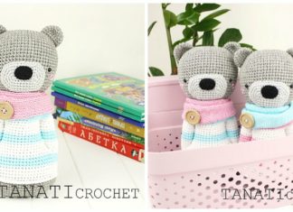 Amigurumi Toy Bear Crochet Free Pattern- Free #Amigurumi; #Bear; Toy Softies Crochet Patterns