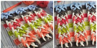 Double Knot Stitch Crochet Free Pattern - New #Stitch; Free #Crochet; Patterns