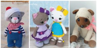 Amigurumi Cat Doll Crochet Free Patterns - Crochet Toy #Cat; #Amigurumi; Free Patterns
