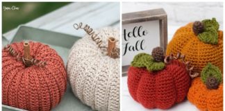 Rustic Pumpkin Crochet Free Pattern & Video - Last-Minute #Pumpkin; Projects #Crochet; Free Patterns