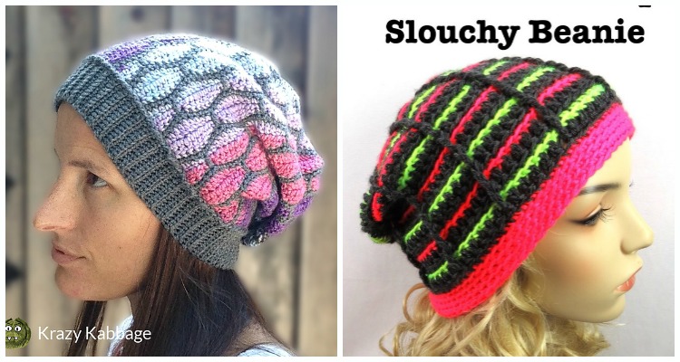 Slouchy beanie free slouch hat knitting patterns