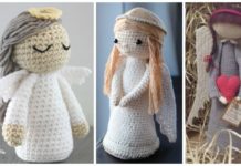 Amigurumi Doll Christmas Angel Crochet Free Pattern - #Doll; Crochet #Amigurumi; Free Pattern
