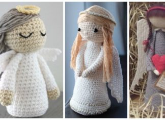Amigurumi Doll Christmas Angel Crochet Free Pattern - #Doll; Crochet #Amigurumi; Free Pattern