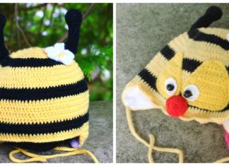 Baby Bumble Bee Hat Crochet Free Patterns - #Beanie; Hat Free #Crochet; Patterns