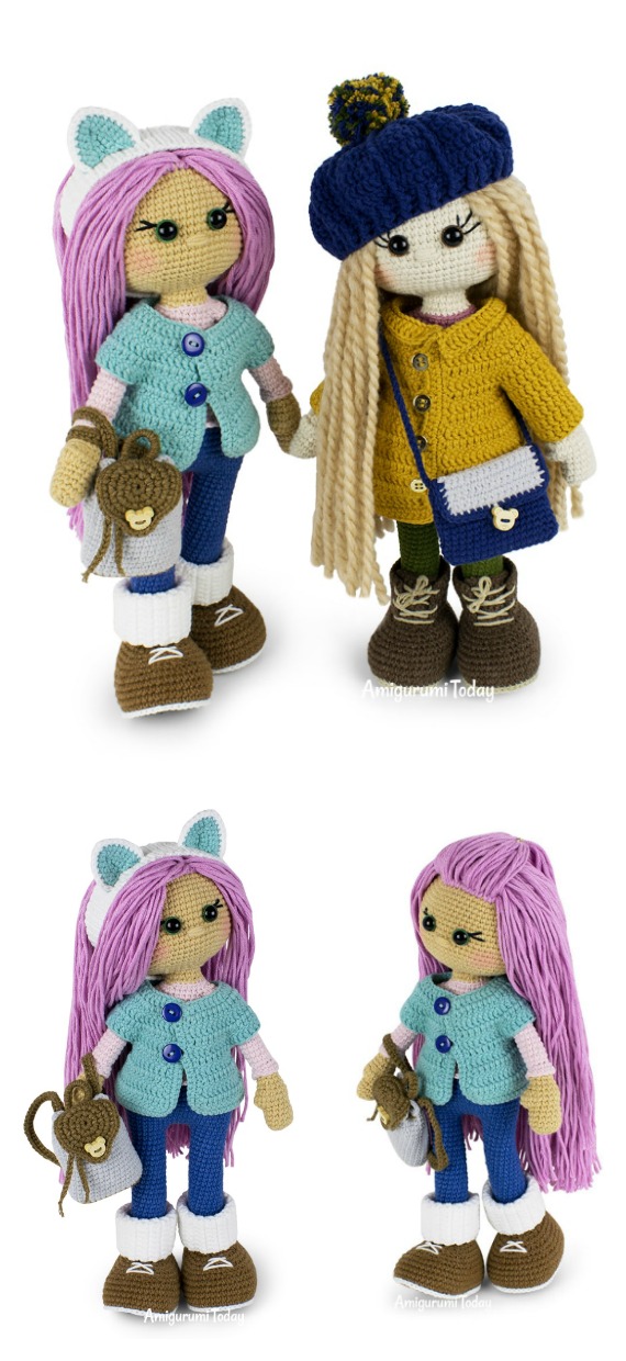 Amigurumi Molly Doll Crochet Free Pattern - Crochet #Dolls; #Amigurumi; Free Patterns