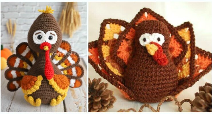 Amigurumi Turkey Crochet Free Patterns - Crochet #Bird; #Amigurumi; Free Patterns
