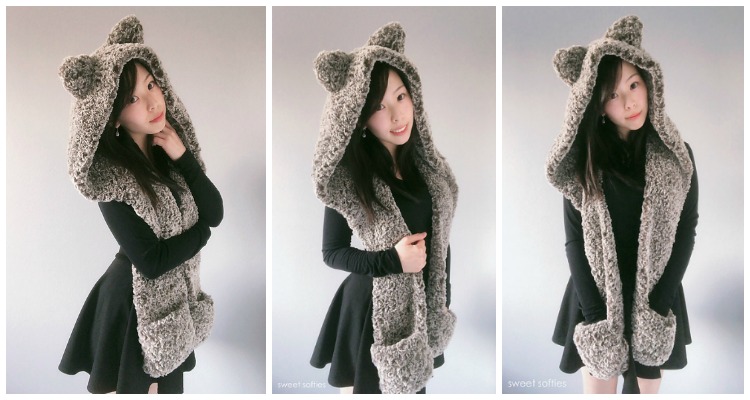 11 Free Patterns for Hooded Scarves & Cowls