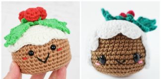 Amigurumi Christmas Pudding Crochet Free Patterns - Crochet #Christmas; Toys #Amigurumi; Free Patterns