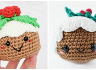 Amigurumi Christmas Pudding Crochet Free Patterns - Crochet #Christmas; Toys #Amigurumi; Free Patterns