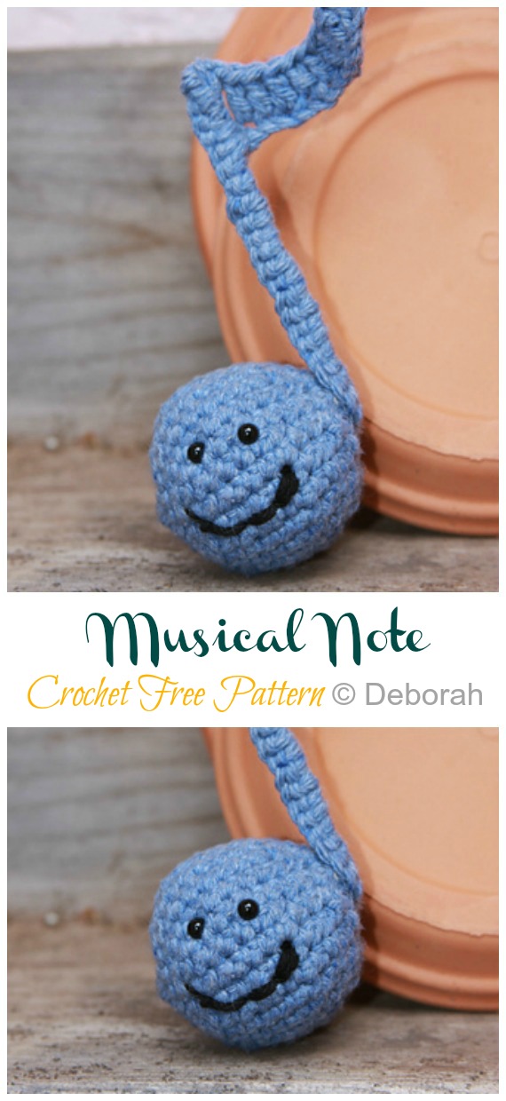 Amigurumi Musical Note Crochet Free Pattern - Crochet ...