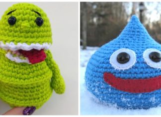 Amigurumi Slime Crochet Free Pattern - Free #Amigurumi; Baby Toy Softies Crochet Patterns