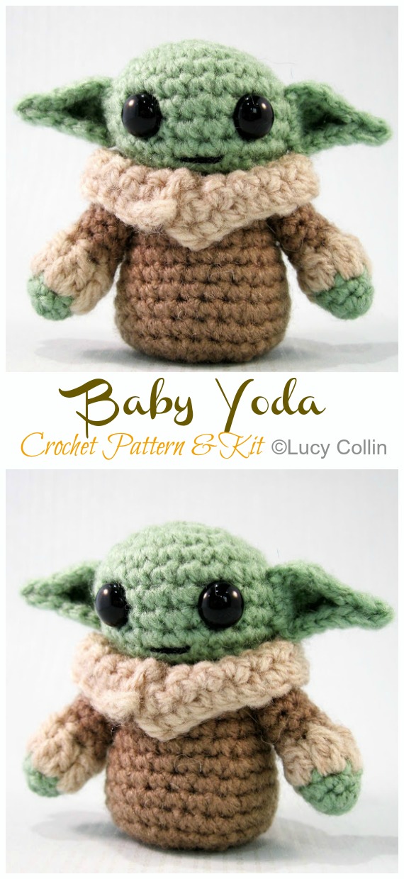 Baby Yoda Crochet Free Pattern  -#Amigurumi; #Doll; Crochet Free Patterns