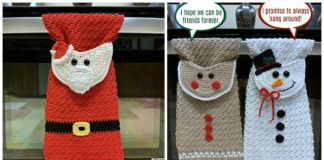 Christmas Kitchen Towel Crochet Free Patterns