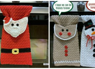 Christmas Kitchen Towel Crochet Free Patterns