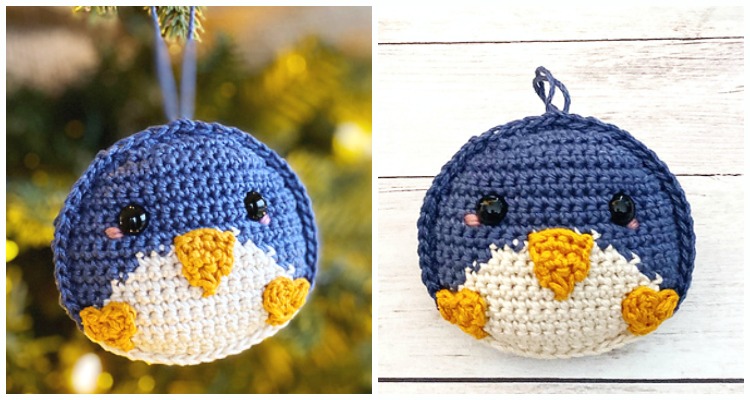 Christmas Penguin Ornament Crochet Free Pattern - Crochet & Knitting