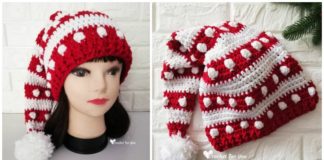 Pixie Hat Crochet Free Pattern - #Christmas; Hat Free #Crochet; Patterns