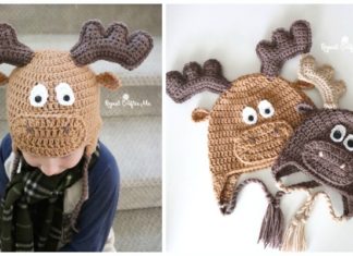 Winter Snowflake Hat Free Crochet Patterns