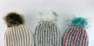 1 Ball Yarn Quick Beanie Crochet Free Pattern - Adult Beanie #Hat; #Crochet; Free Patterns