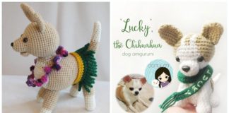 Amigurumi Chihuahua Dog Crochet Free Patterns- Crochet Dog #Amigurumi; Free Patterns