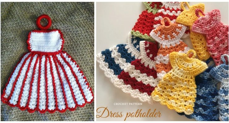 Dress Potholder Crochet Free Patterns Dress Potholder Crochet Free Patterns - Hot Pad #Potholder; Free #Crochet; Pattern