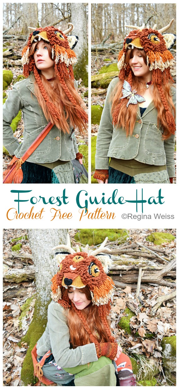 Forest Guide Hat Crochet Free Pattern