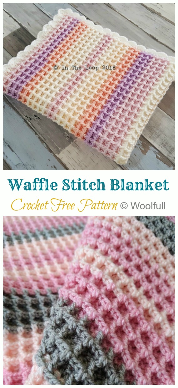 Waffle Stitch Baby Blanket Crochet Free Patterns